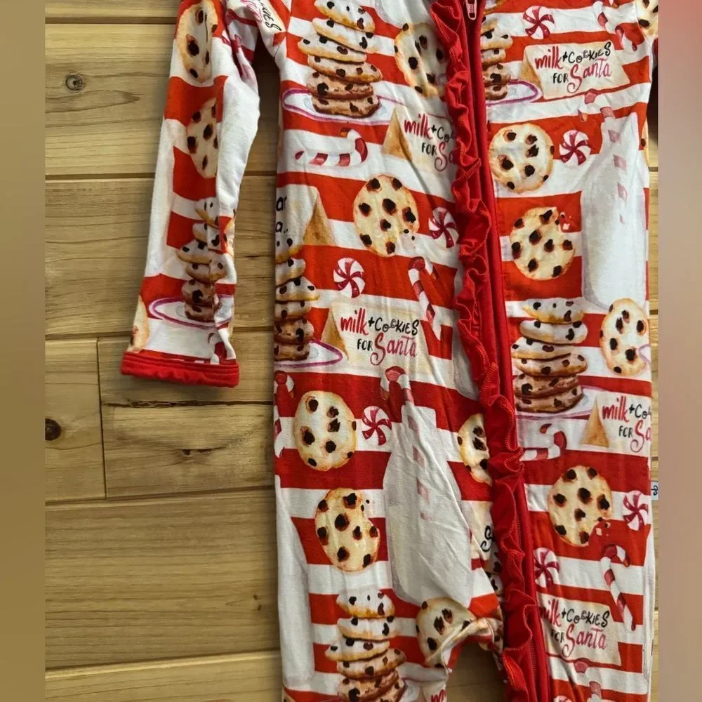 Birdie Bean Size 12-18 Months Bamboo Christmas Noel Long Sleeve Zippy Sleeper